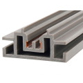 PVC plastic cooper conductive core co-extrusion profile